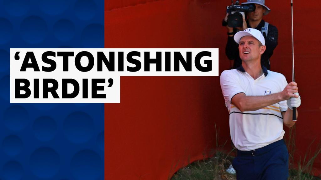 Rose's Miraculous Recovery Shot! Thrilling Moments on the 13th Hole of the Ryder Cup ⛳