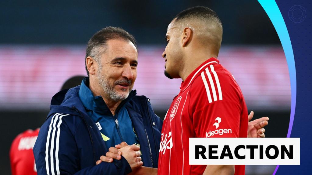 Pereira 'very proud' of Forest as they fight back to draw at Man City