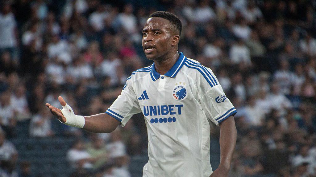 Youssoufa Moukoko gestures