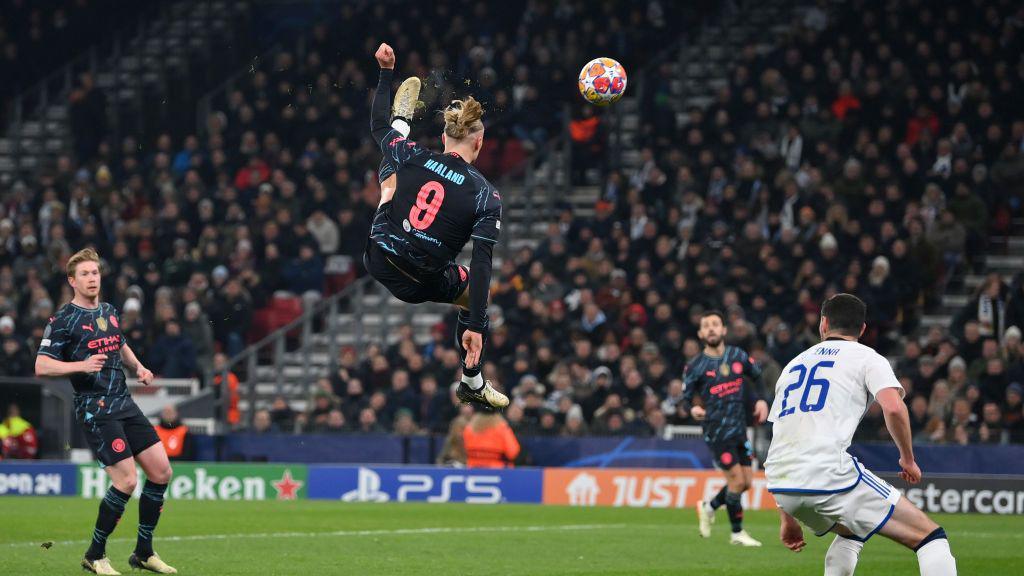 Man City news: The acrobatic beauty of Erling Haaland in pictures - BBC ...