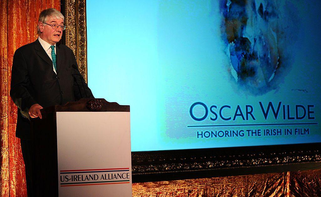 LOS ANGELES, CA - MARCH 04: Minister of State Martin Mansergh speaks onstage during the 5th Annual 'Oscar Wilde: Honoring The Irish In Film' held at the Wilshire Ebell Theatre on March 4, 2010 in Los Angeles, California.