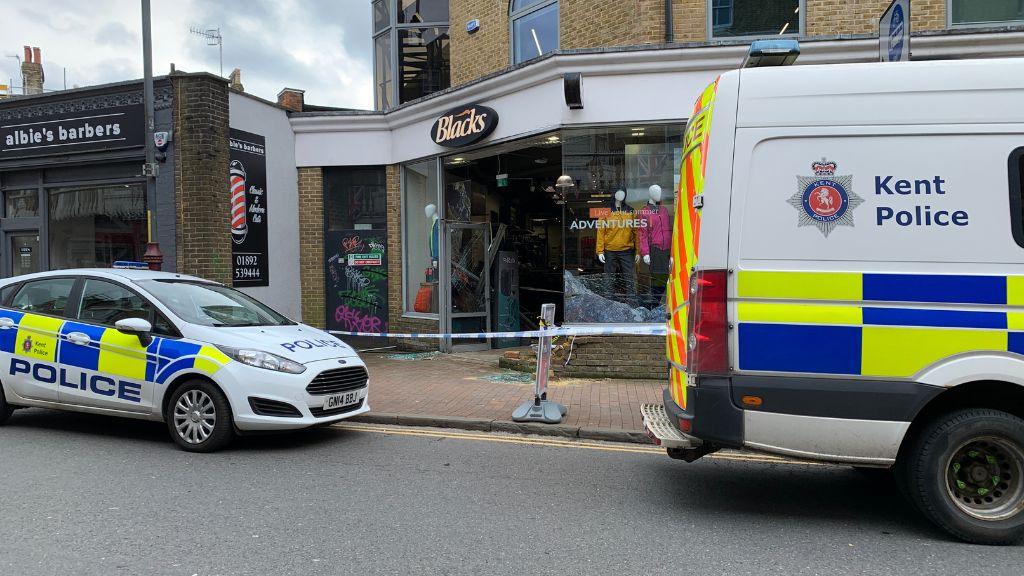 Crash in Monson Road, Tunbridge Wells