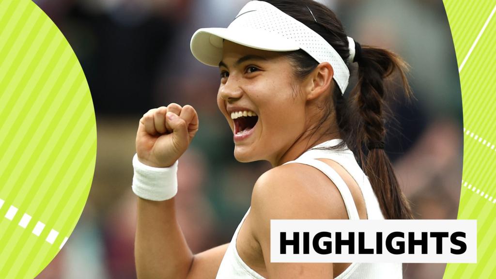 Highlights: Raducanu dominant in win over Mertens