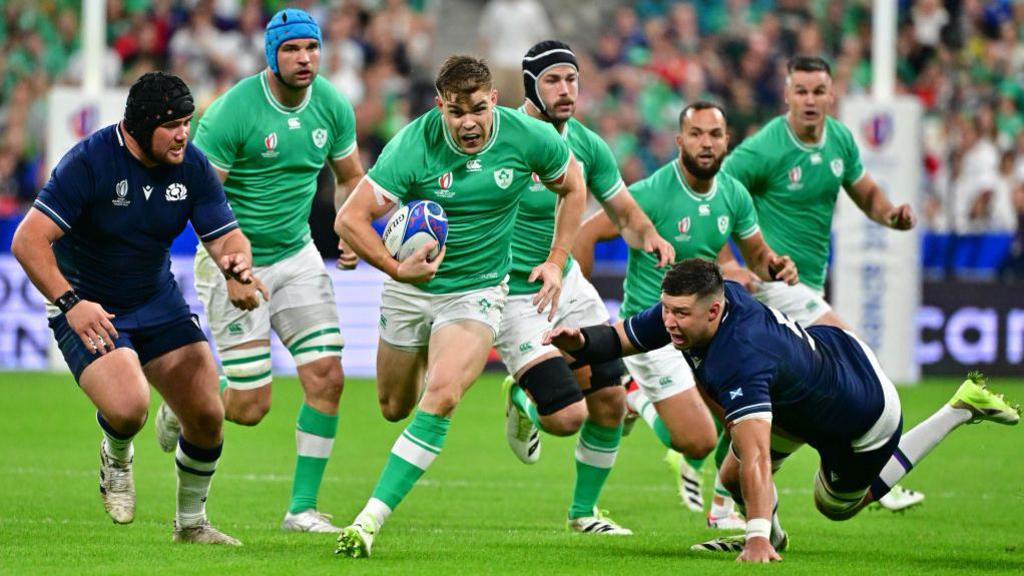 Ireland v Scotland in the 2023 World Cup 