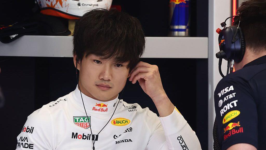 Red Bull driver Yuki Tsunoda