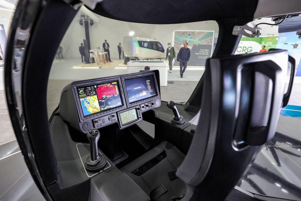 Archer Aviation vehicle cockpit