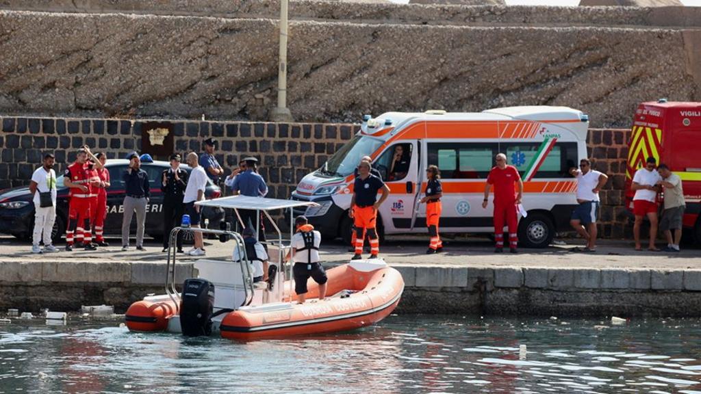 One dead, six missing, 15 rescued after luxury British yacht sinks off Sicily