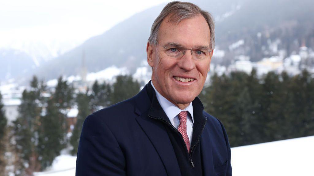 Richard Gnodde, chief executive officer of Goldman Sachs International at the World Economic Forum (WEF) in Davos, Switzerland, on Thursday, Jan. 23, 2025