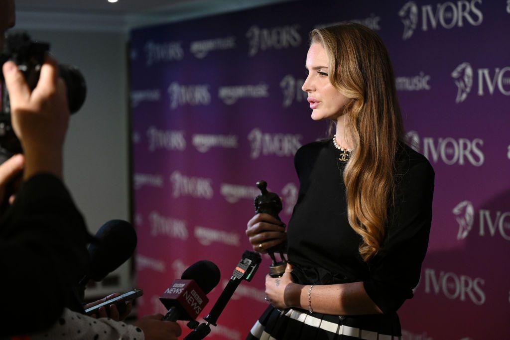 Lana Del Rey at the Ivor Novello Awards