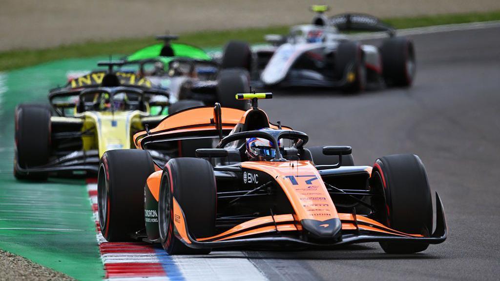 Alex Dunne racing in Imola