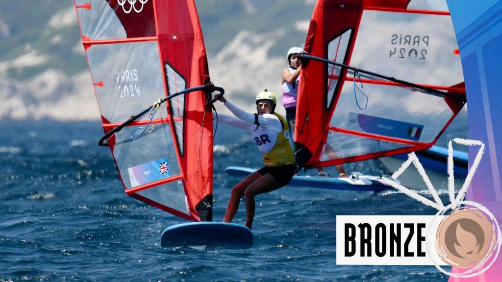 GB's Wilson secures bronze medal in women's windsurfing