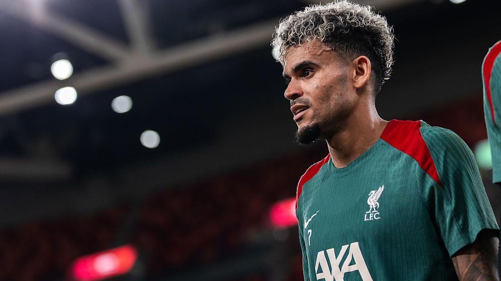 Liverpool forward Luis Diaz