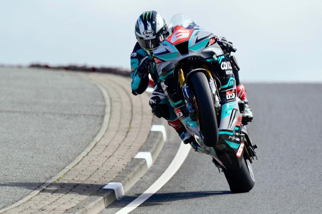 Michael Dunlop in action at the NW200 