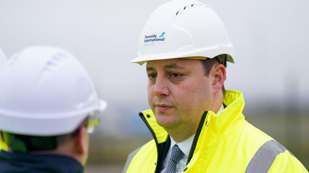 Ben Houchen in Hi-Viz and a hard hat