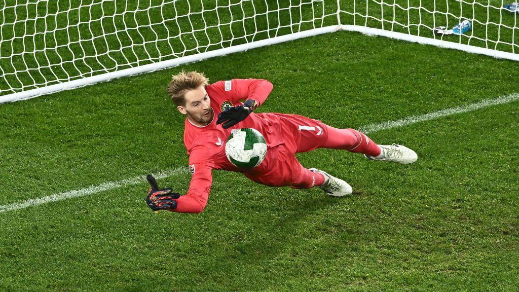 Caoimhin Kelleher saving a penalty