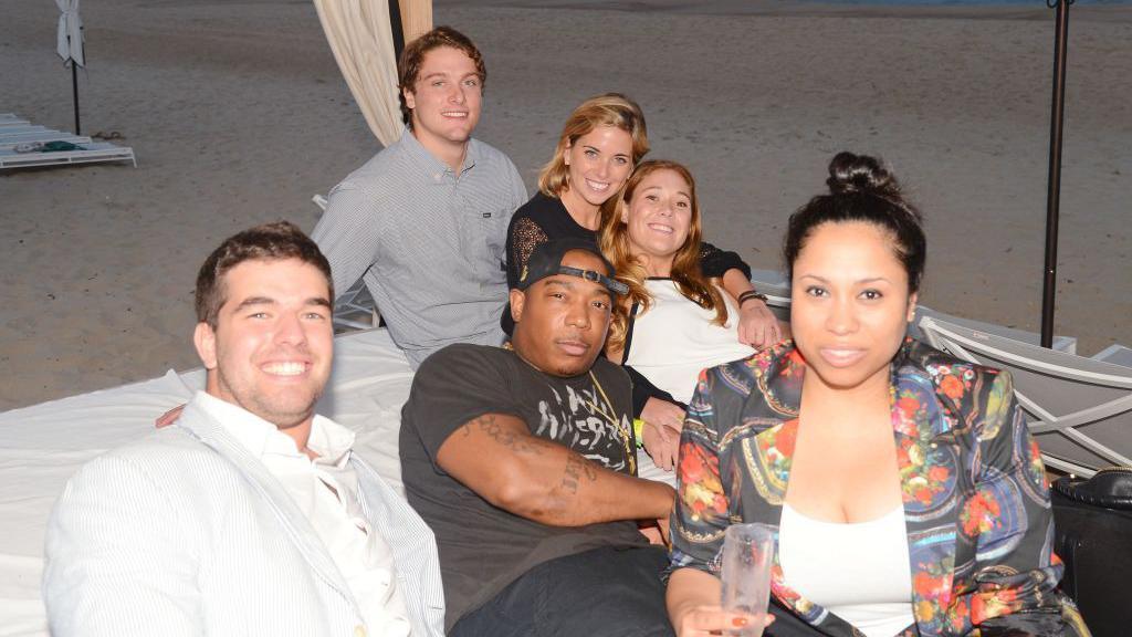 Ja Rule, Billy McFarland and others in a 2014 photo