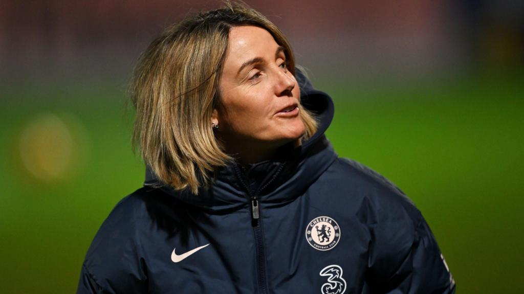 ‘We didn’t win anything yet’ – Bompastor on cup finalists Chelsea
