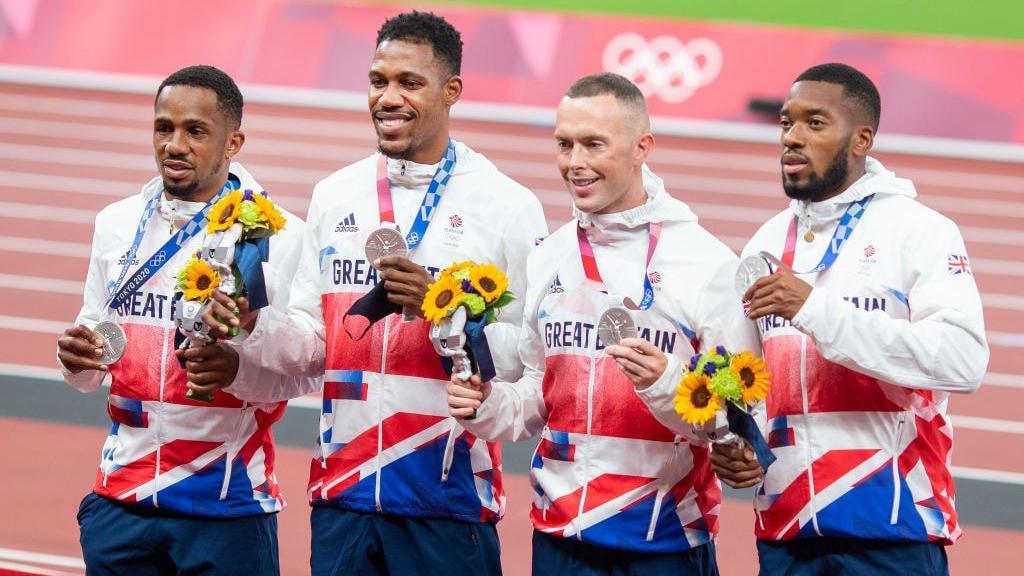 Richard Kilty as part of Team GB at the 2020 Olympic Games