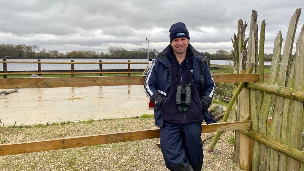 Reserve warden Richard Hampshire