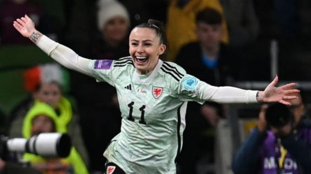 Wales' Hannah Cain 'can't wait for Euros' after play-off joy - BBC Sport