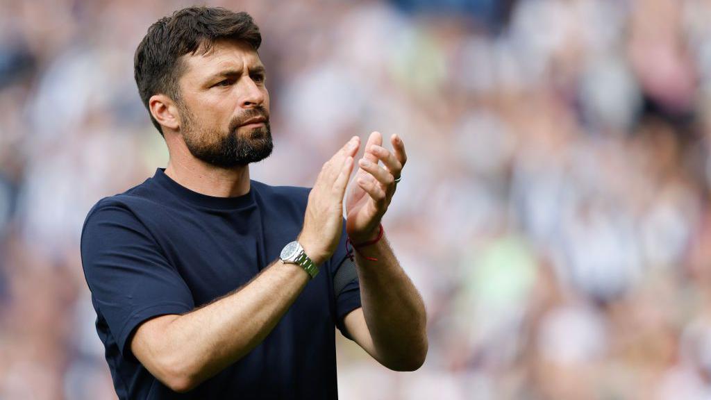 Russell Martin manager of Southampton during the Championship Play-Off Semi-Final 1st Leg match between West Bromwich Albion and Southampton at The Hawthorns