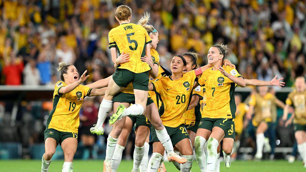 Australia celebrate