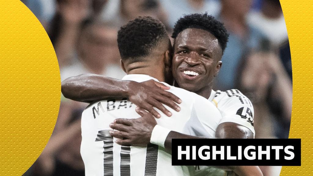 Vinicius Junior scores twice as Real Madrid move top