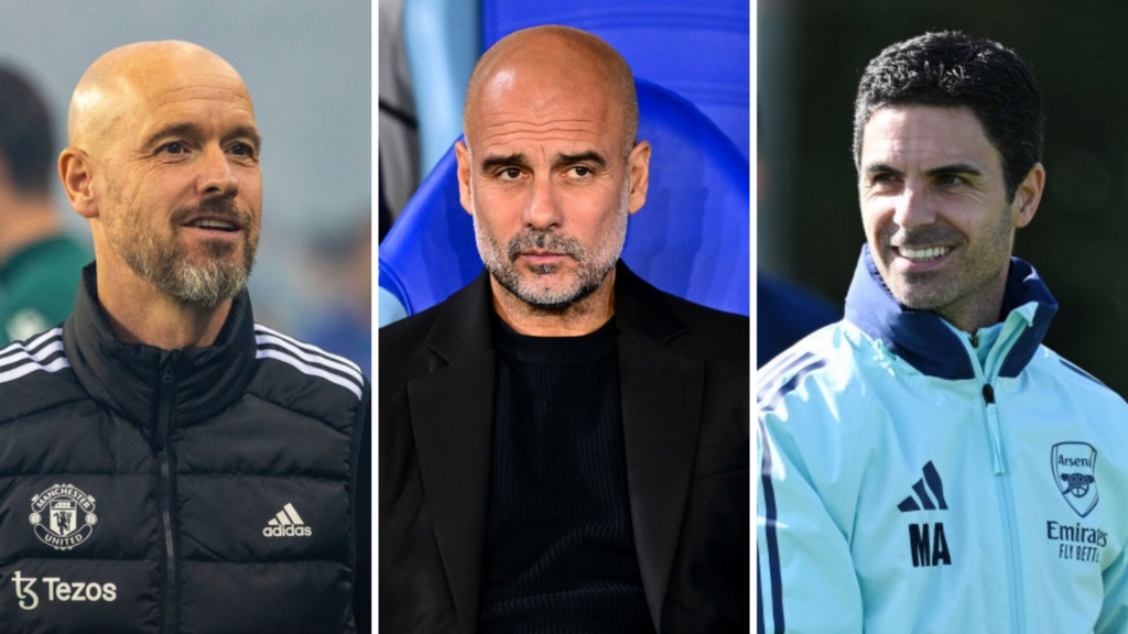 Ten Hag, Guardiola and Arteta