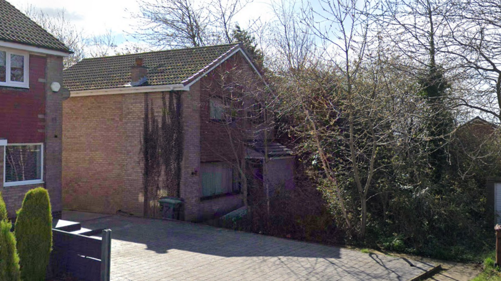 Google street view image of a two-storey property in Haighside Close