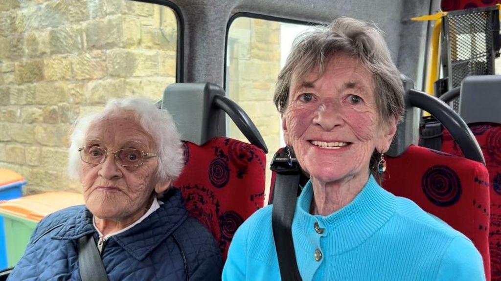  Annie Gaines and Sue Alderson, bus passengers