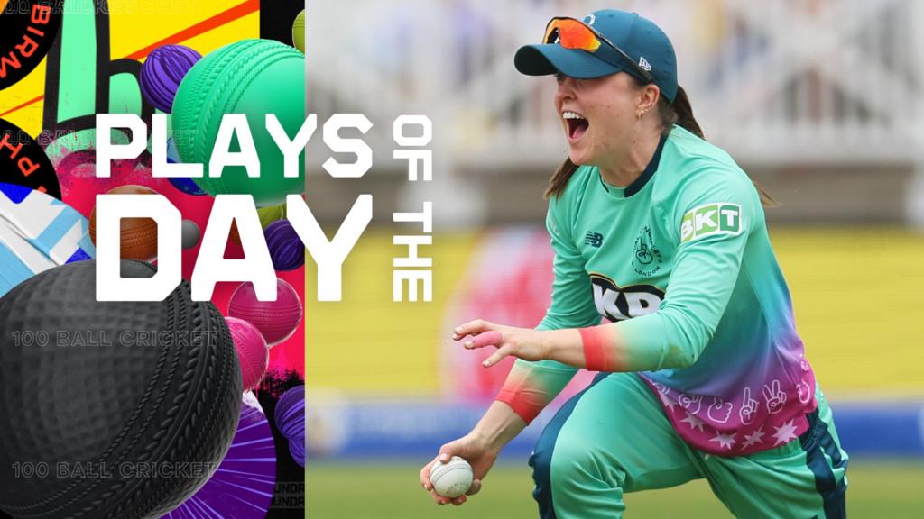 A diving catch & a brilliant boundary stop - The Hundred plays of the day