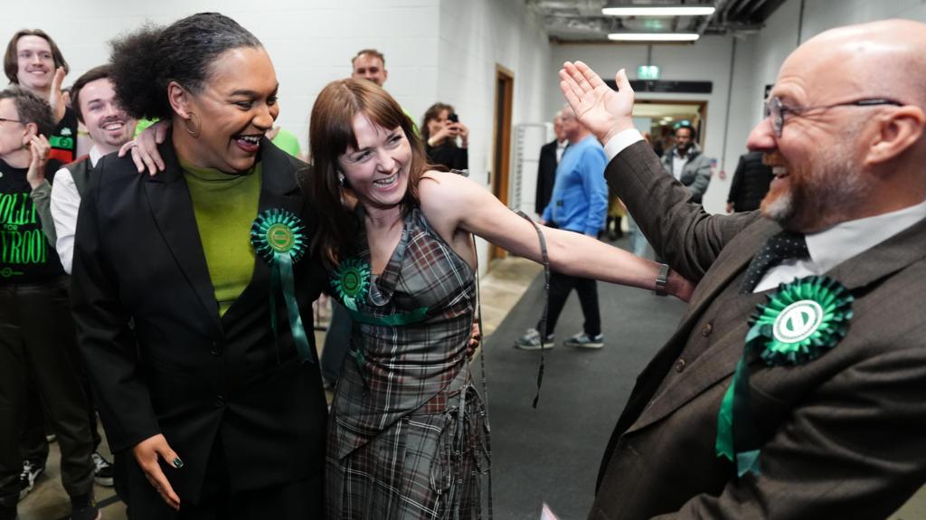 Scottish Green Party celebrations