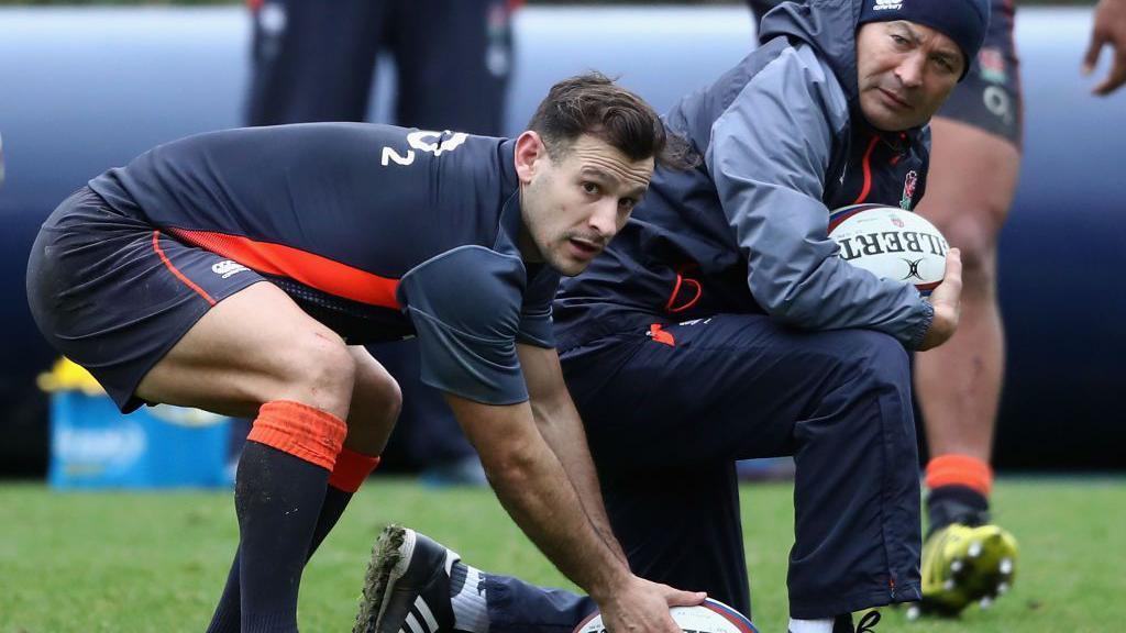 Danny Care is overlooked by Eddie Jones