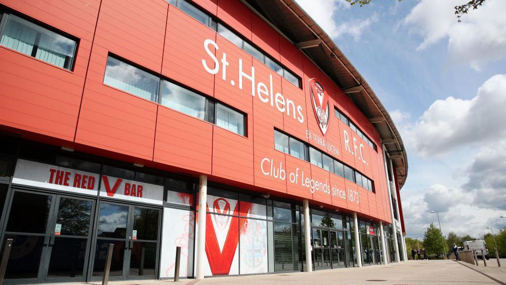 View of Saints' Totally Wicked Stadium in St Helens