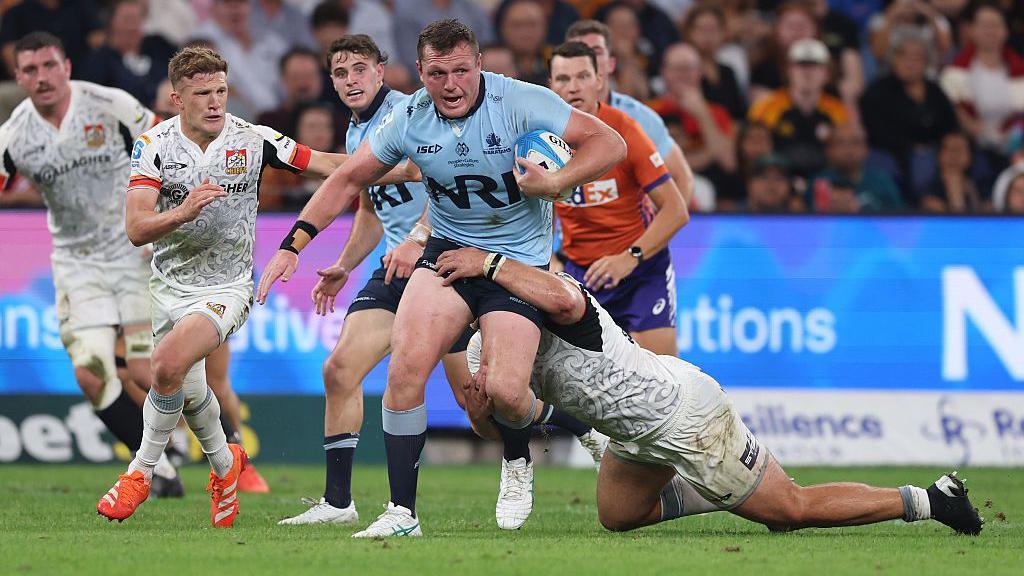 Angus Bell in action for Watarahs