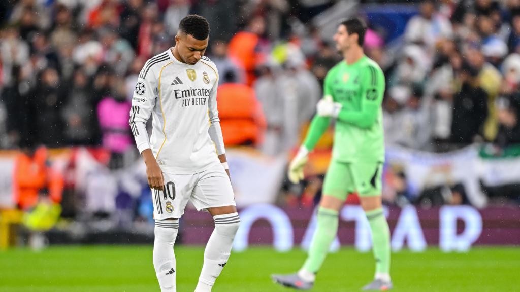 Real Madrid dejected