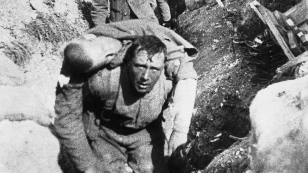 British soldiers in the Battle of the Somme