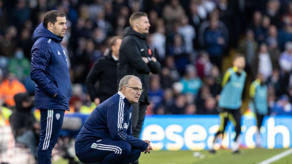 Former Leeds United manager Marcelo Bielsa looks on