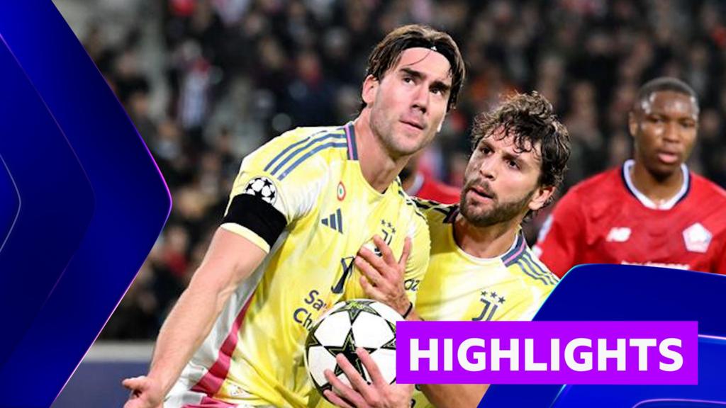 Champions League highlights: Lille 1-1 Juventus