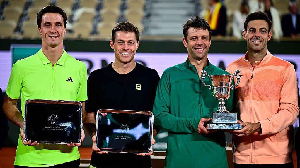 Joe Salisbury, Neal Skupski, Horacio Zeballos and Marcel Granollers