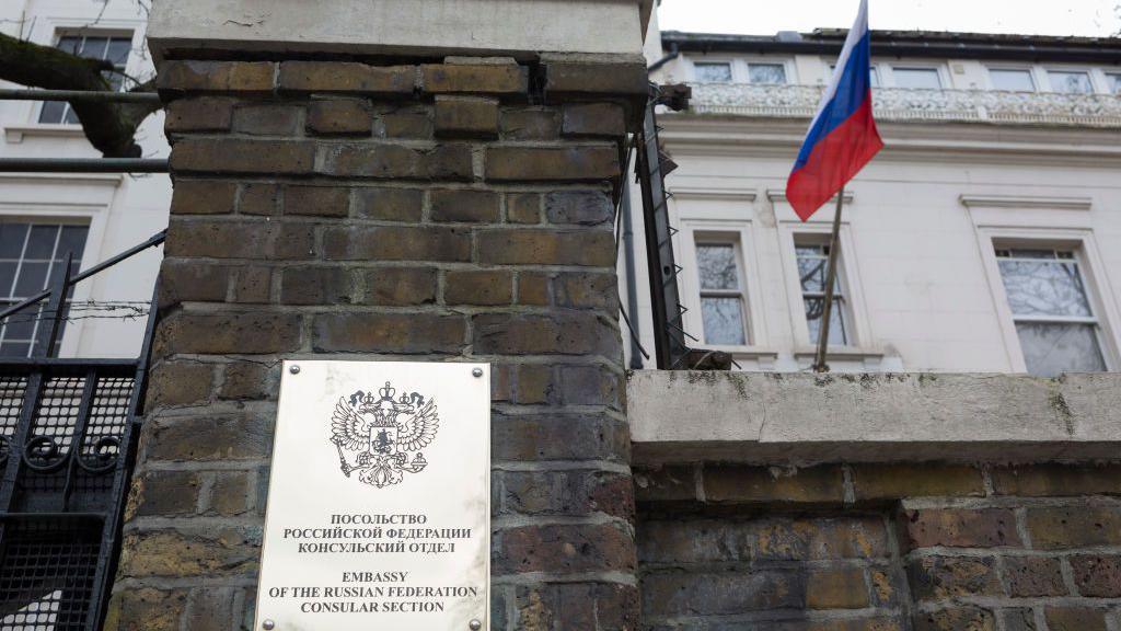 Russian embassy in London, UK.