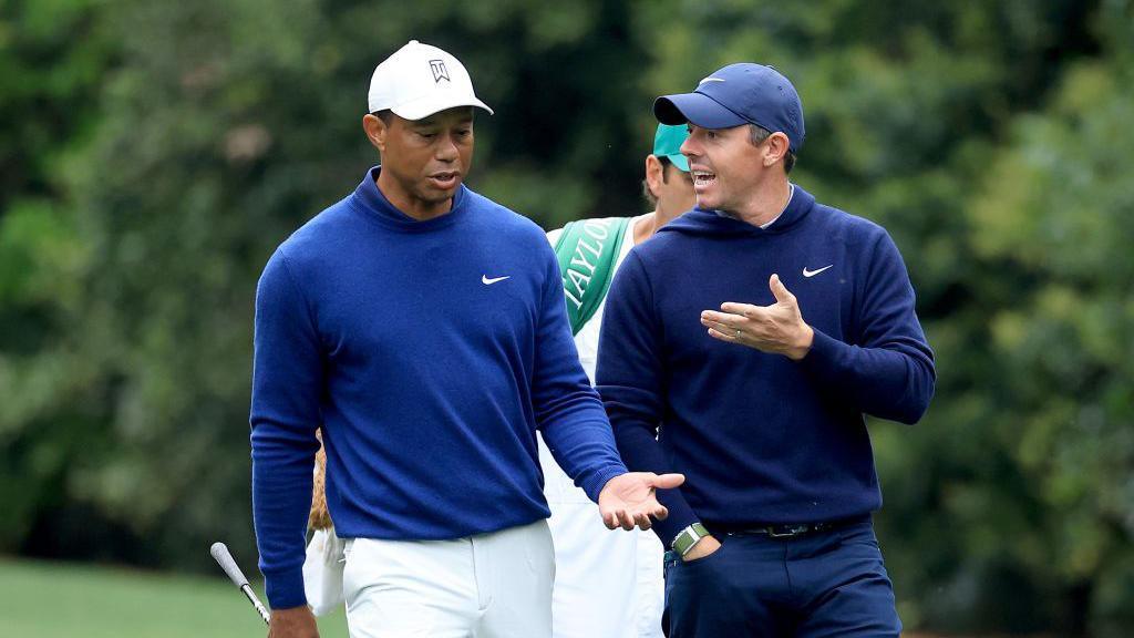 Rory McIlroy denies fall-out with Tiger Woods over future of golf - BBC  Sport