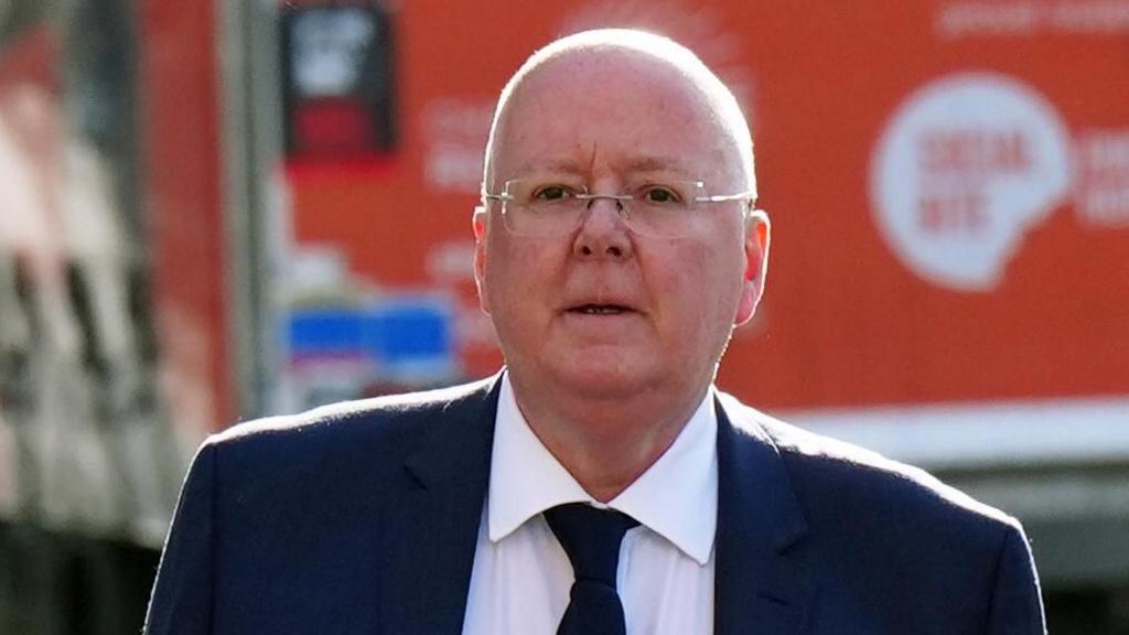 Peter Murrell arrives at court