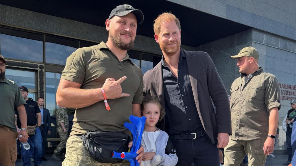 Prince Harry Pays Respects in Ukraine, Meeting with War-Wounded Veterans