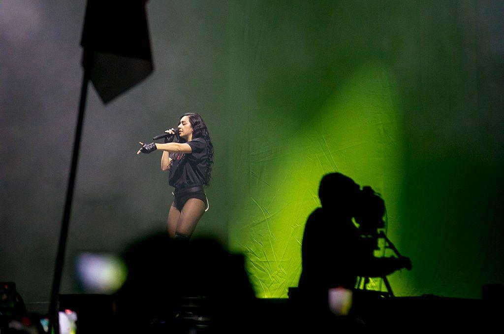 Charli XCX performing