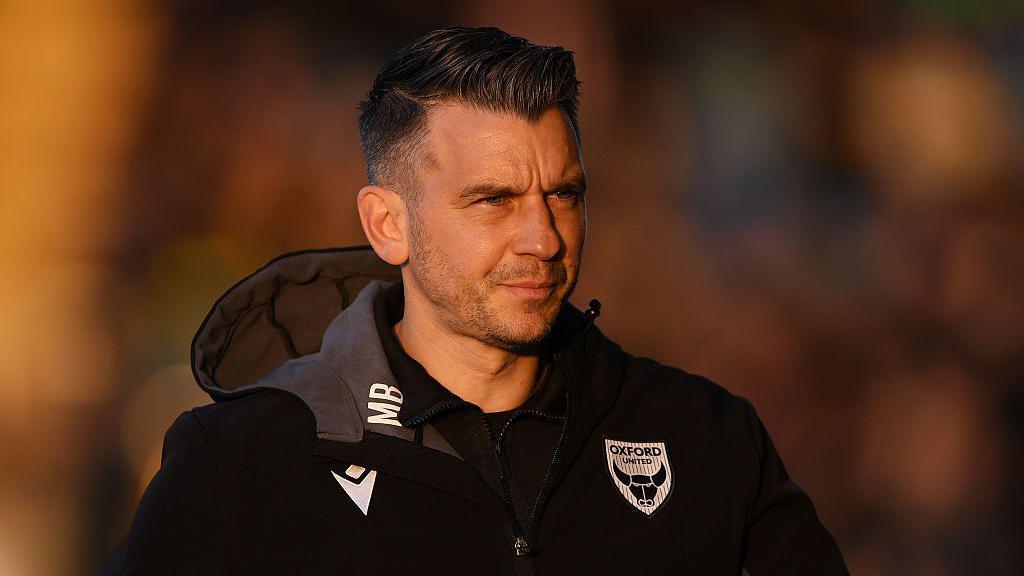 Oxford United boss Matt Bloomfield 