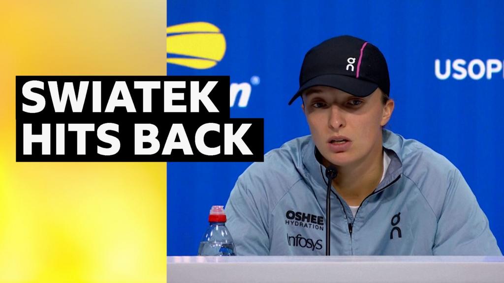 Why would you say that? - Swiatek unimpressed by reporters question