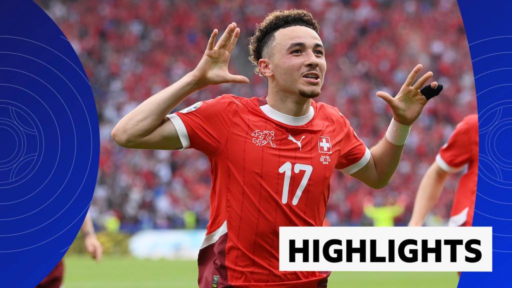 Highlights: Swiss progress to quarter-finals as they stun Italy