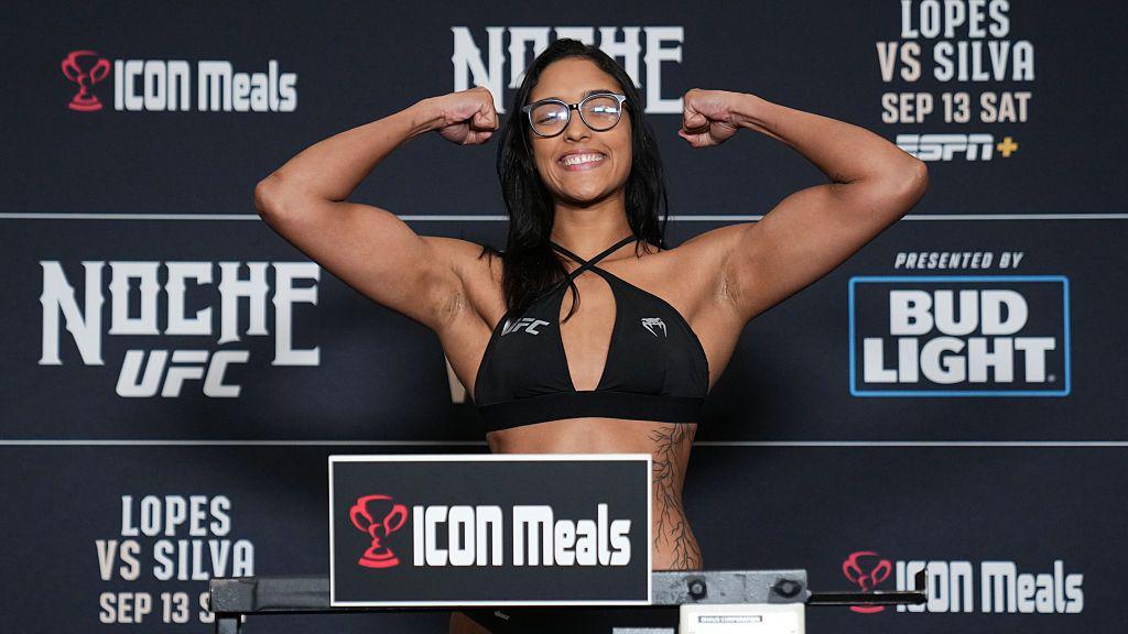 Alice Pereira weighs successful earlier UFC Noche successful San Antonio, Texas
