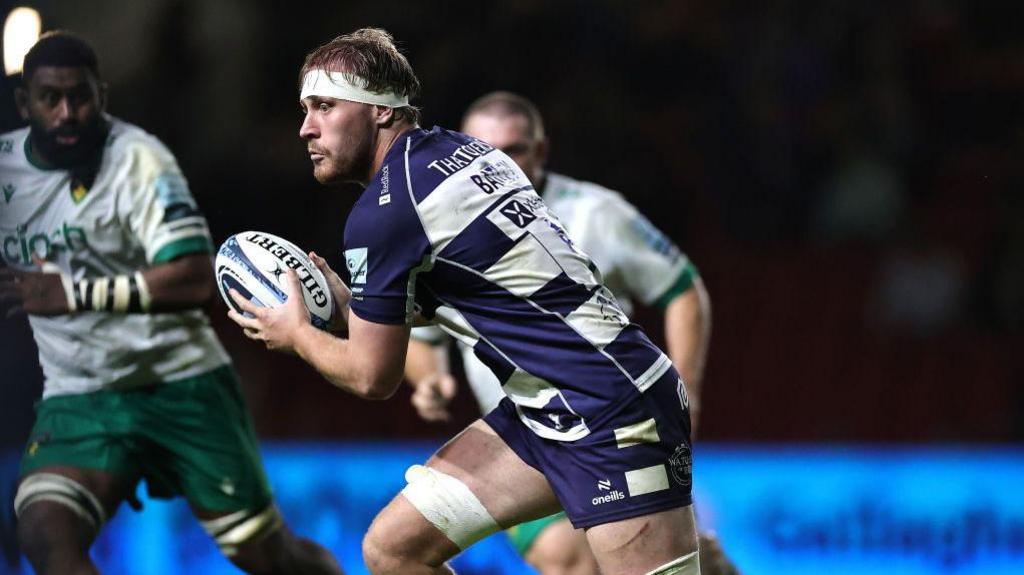 Joey Batley runs with the ball